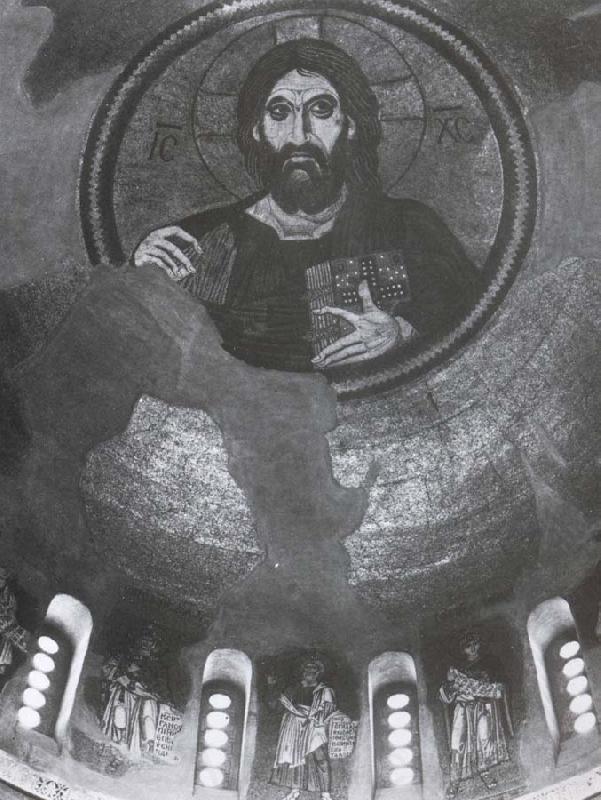 unknow artist Christus Pantokrator Spain oil painting art